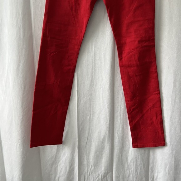 Waimea Men's Tango Red Skinny Fit Jeans Junior W28x29 Distressed Jeans - Picture 9 of 13